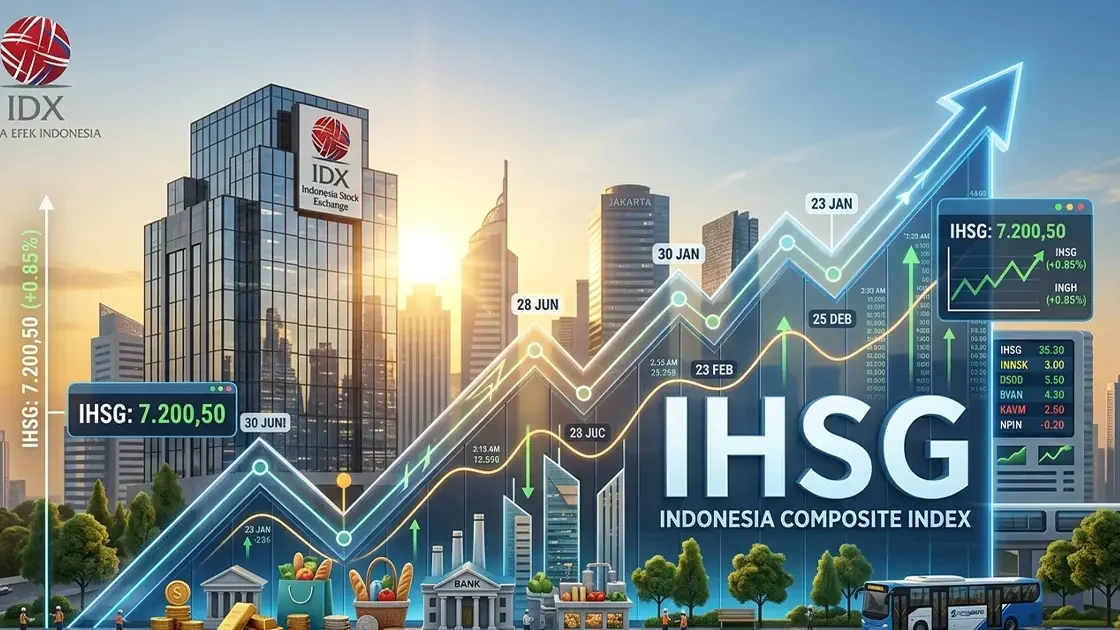 IHSG Hari Ini Naik 1,04%, Ditutup di Level 6.093,76
